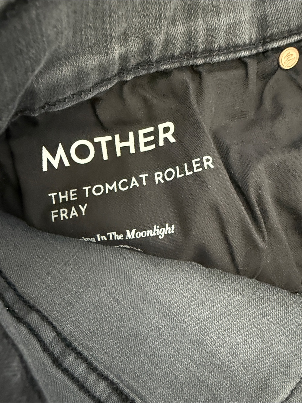 MOTHER Light Gray High-Rise Denim Jeans - Picture 6 of 8